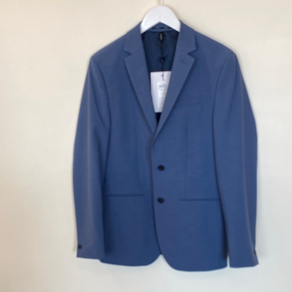 Selected  Hommes Modern Classic Slim Fit Suit Blazer Jacket Luxury Josh Blue 38R